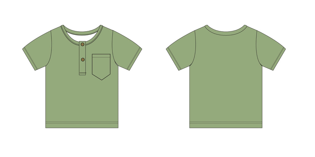 **PRE-SALE** Short Sleeve Henley