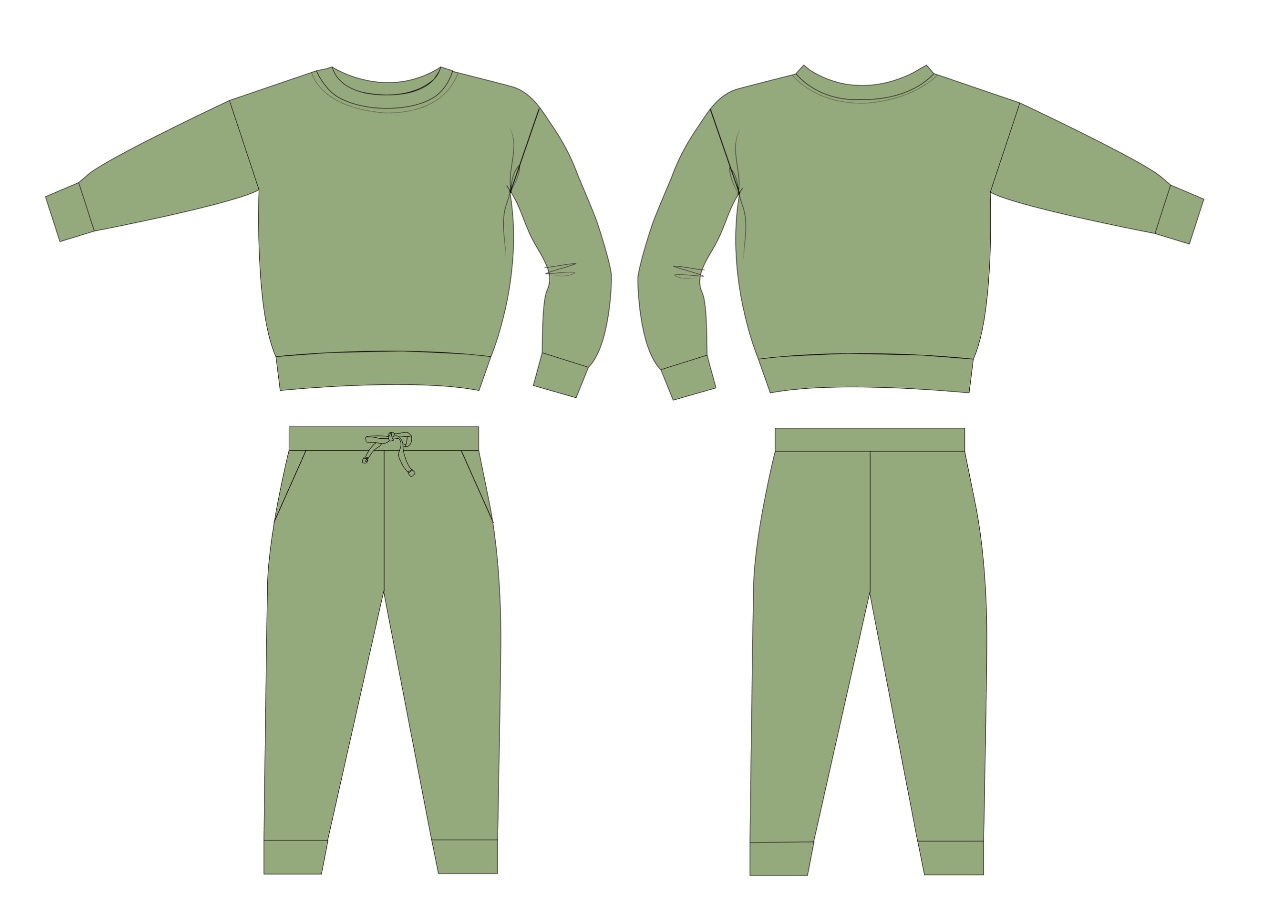 **PRE-SALE** Matching ADULT SIZE Jogger Set
